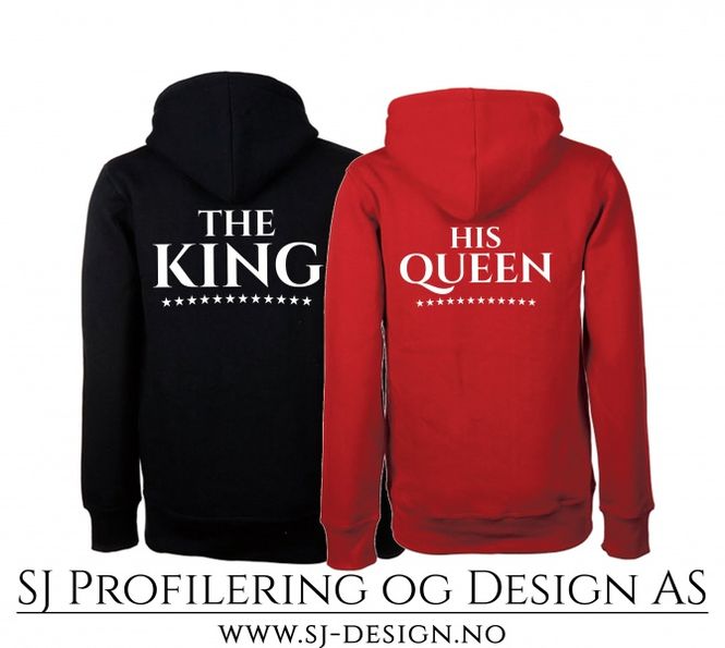 Hovedbilde King and Queen Hoodie - Sett