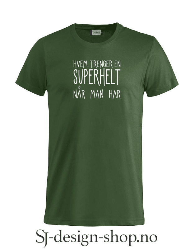 Hvem trenger en superhelt...